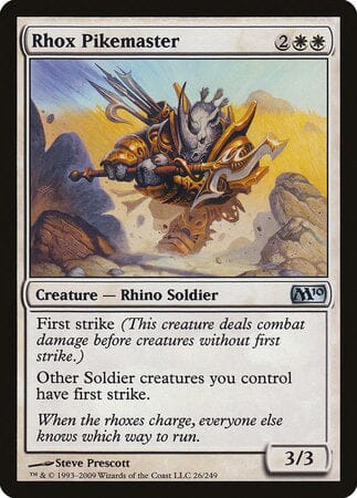 Rhox Pikemaster [Magic 2010] MTG Single Magic: The Gathering  | Multizone: Comics And Games