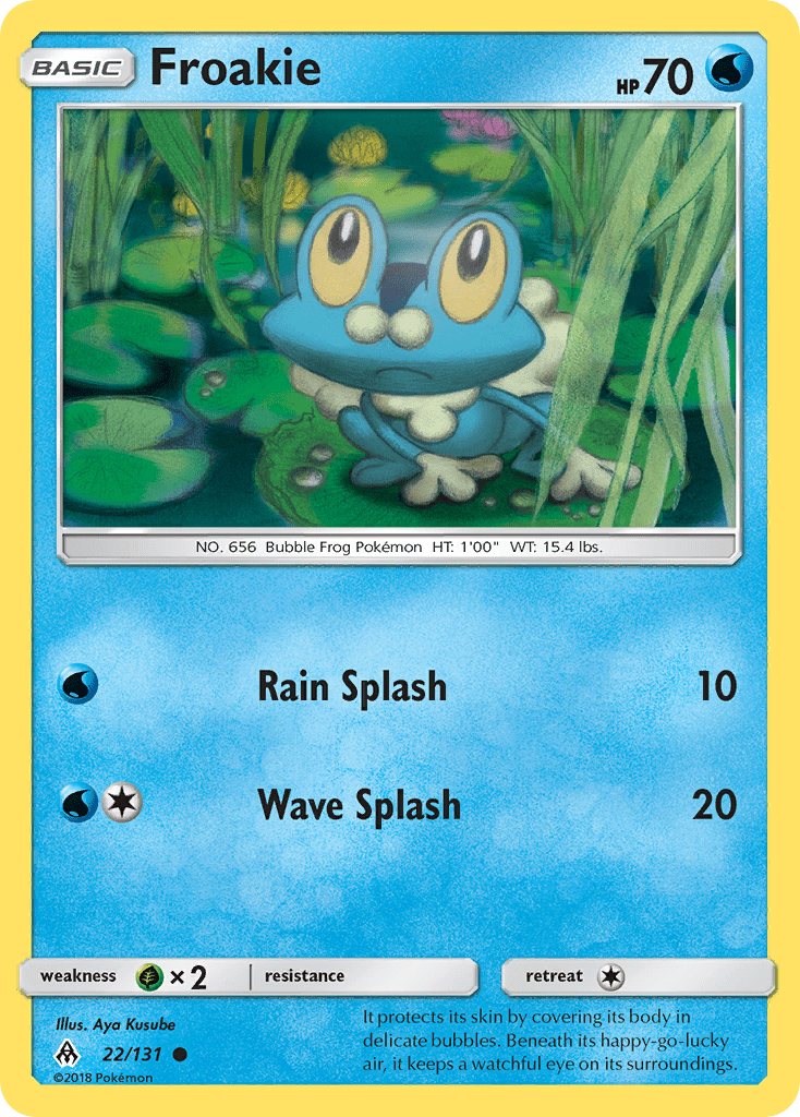 Froakie (22/131) [Sun & Moon: Forbidden Light] Pokemon Single Pokémon  | Multizone: Comics And Games