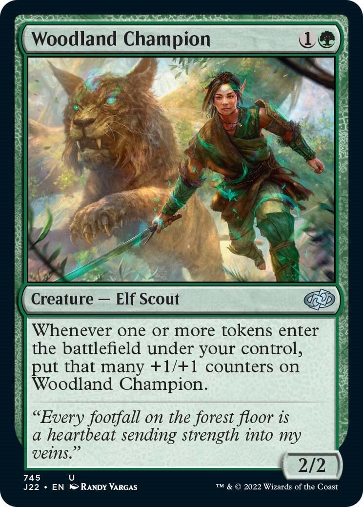 Woodland Champion [Jumpstart 2022] MTG Single Magic: The Gathering  | Multizone: Comics And Games