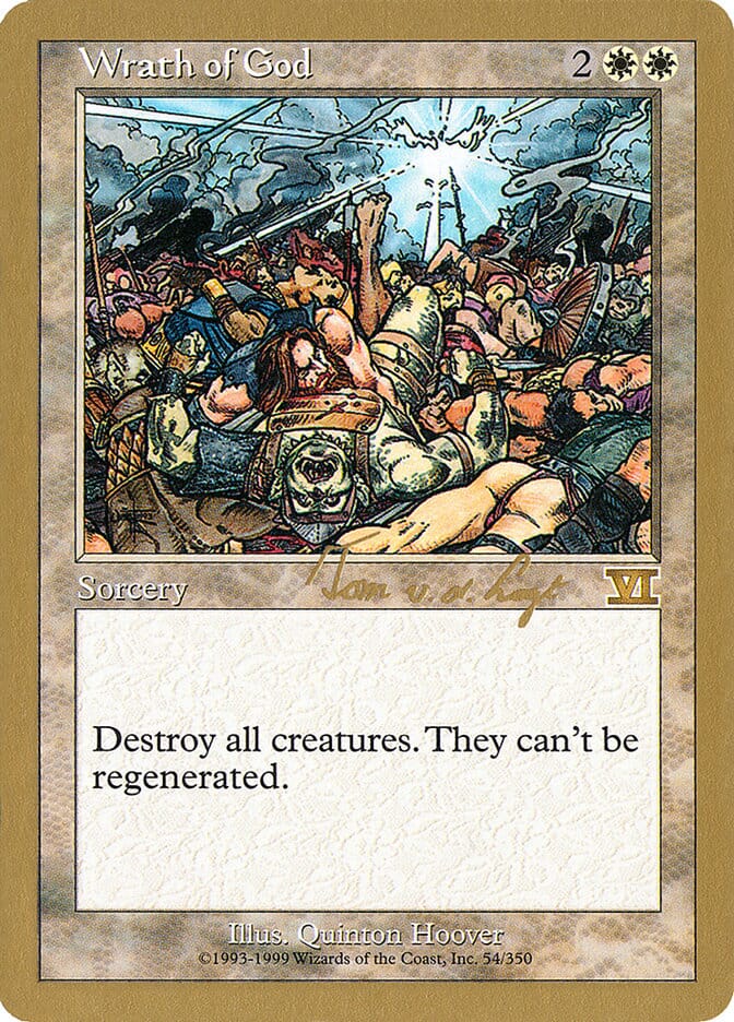 Wrath of God (Tom van de Logt) [World Championship Decks 2000] MTG Single Magic: The Gathering  | Multizone: Comics And Games