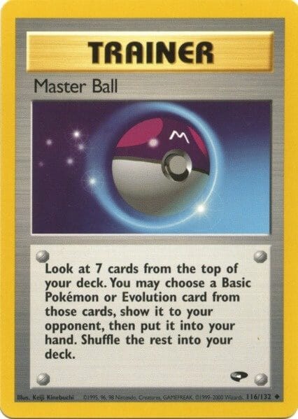 Master Ball (116/132) [Gym Challenge Unlimited] Pokemon Single Pokémon  | Multizone: Comics And Games