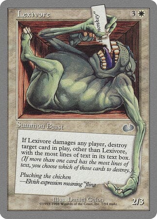 Lexivore [Unglued] MTG Single Magic: The Gathering  | Multizone: Comics And Games