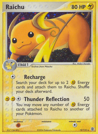 Raichu (12/112) [EX: FireRed & LeafGreen] Pokemon Single Pokémon  | Multizone: Comics And Games