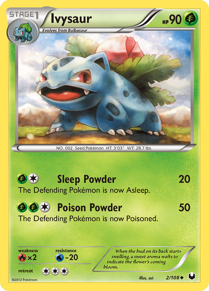 Ivysaur (2/108) [Black & White: Dark Explorers] Pokemon Single Pokémon  | Multizone: Comics And Games