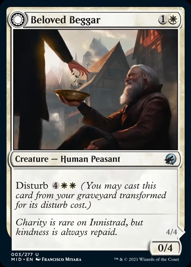 Beloved Beggar // Generous Soul [Innistrad: Midnight Hunt] MTG Single Magic: The Gathering  | Multizone: Comics And Games
