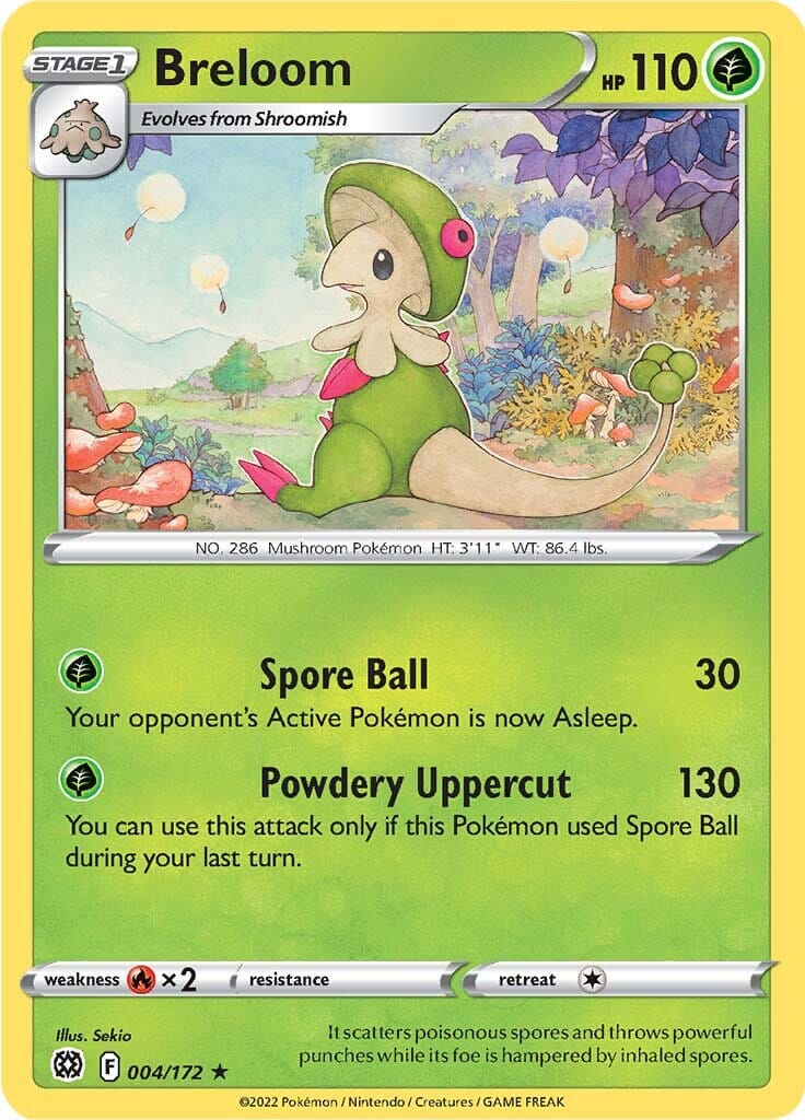 Breloom (004/172) [Sword & Shield: Brilliant Stars] Pokemon Single Pokémon  | Multizone: Comics And Games