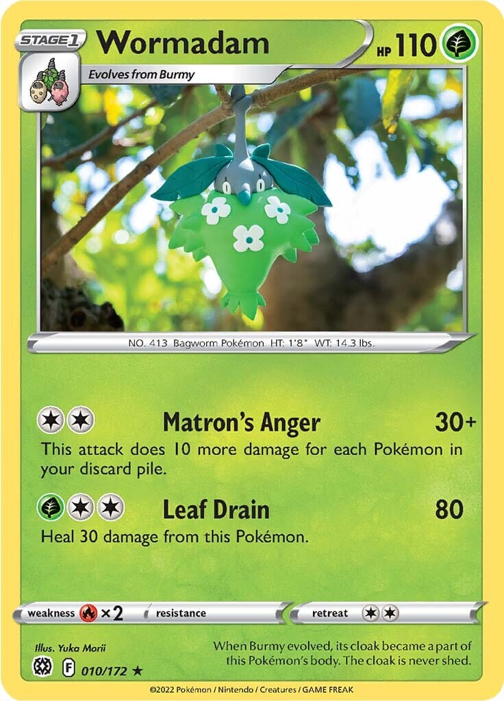 Wormadam (010/172) [Sword & Shield: Brilliant Stars] Pokemon Single Pokémon  | Multizone: Comics And Games