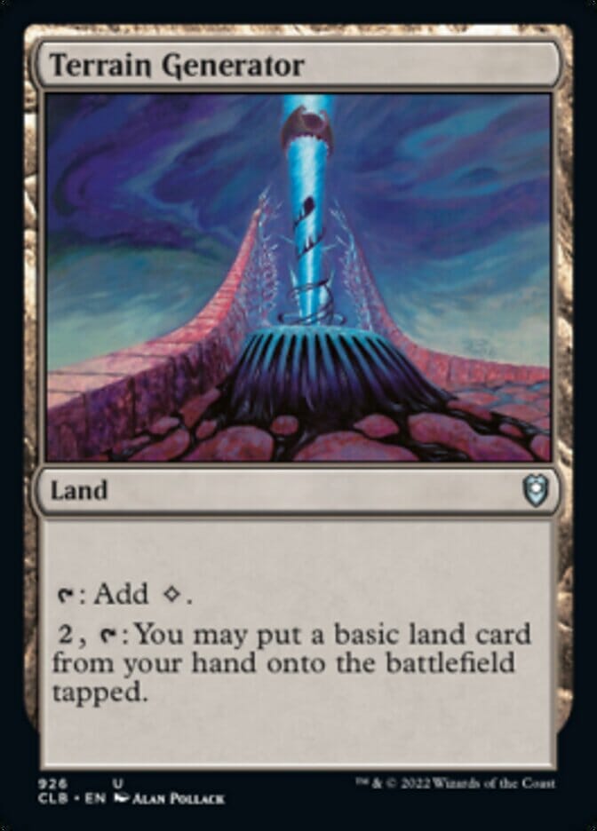 Terrain Generator [Commander Legends: Battle for Baldur's Gate] MTG Single Magic: The Gathering  | Multizone: Comics And Games