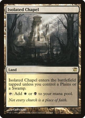 Isolated Chapel [Innistrad] MTG Single Magic: The Gathering  | Multizone: Comics And Games