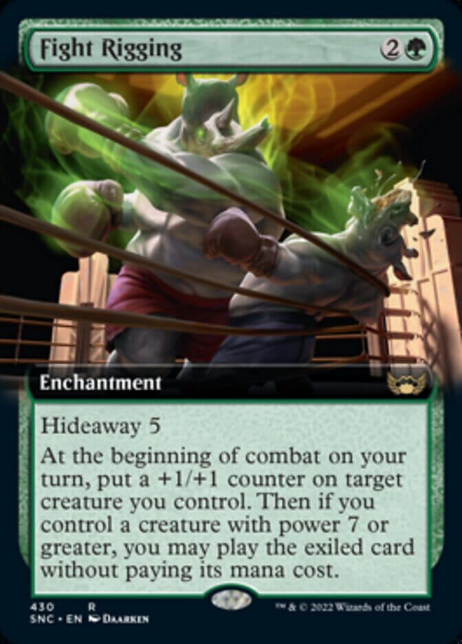 Fight Rigging (Extended Art) [Streets of New Capenna] MTG Single Magic: The Gathering  | Multizone: Comics And Games