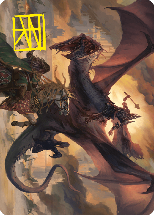 Witch-king, Bringer of Ruin Art Card (Gold-Stamped Signature) [The Lord of the Rings: Tales of Middle-earth Art Series] MTG Single Magic: The Gathering  | Multizone: Comics And Games