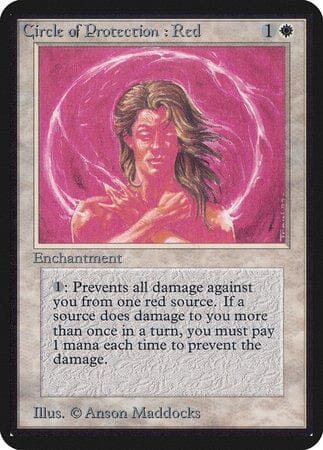 Circle of Protection: Red [Limited Edition Alpha] MTG Single Magic: The Gathering  | Multizone: Comics And Games
