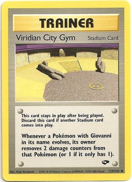 Viridian City Gym (123/132) [Gym Challenge Unlimited] Pokemon Single Pokémon  | Multizone: Comics And Games