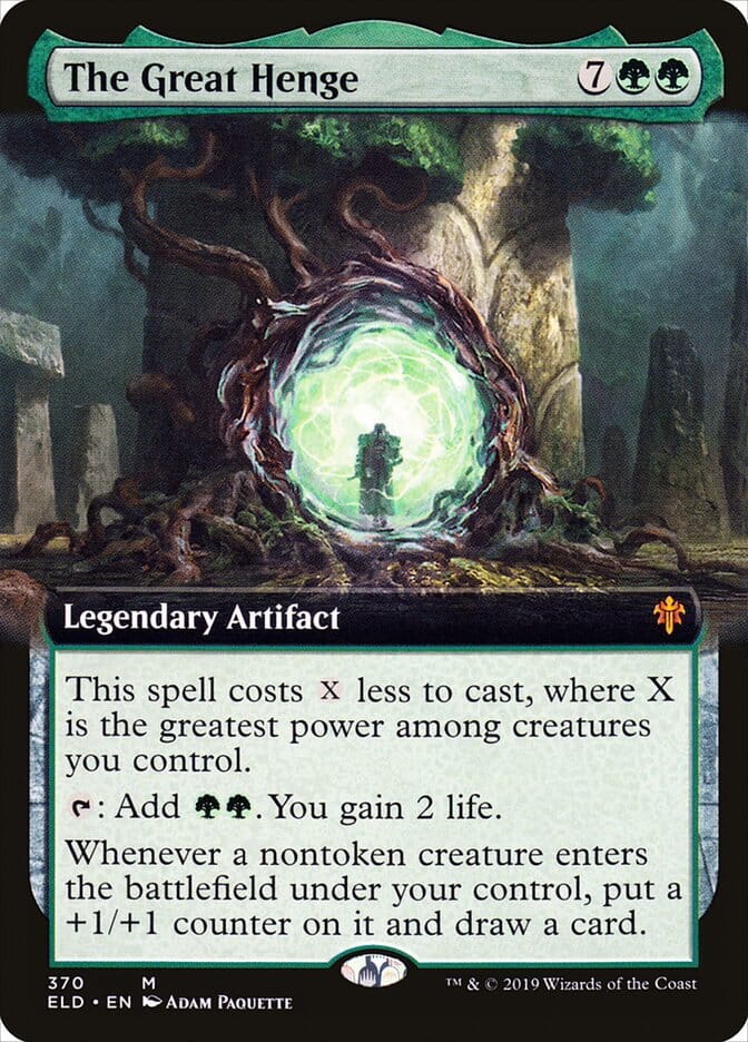 The Great Henge (Extended Art) [Throne of Eldraine] MTG Single Magic: The Gathering  | Multizone: Comics And Games