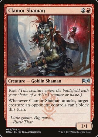 Clamor Shaman [Ravnica Allegiance] MTG Single Magic: The Gathering  | Multizone: Comics And Games