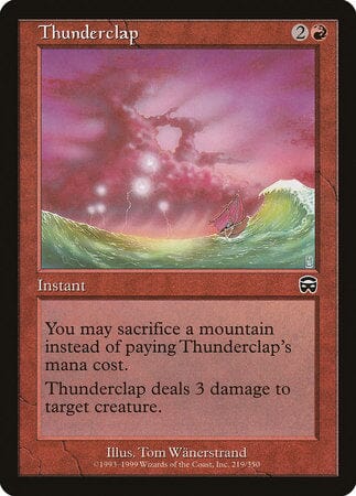 Thunderclap [Mercadian Masques] MTG Single Magic: The Gathering  | Multizone: Comics And Games