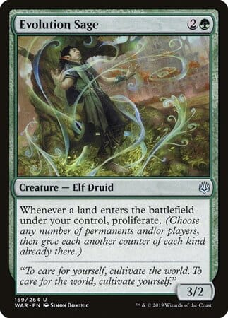 Evolution Sage [War of the Spark] MTG Single Magic: The Gathering  | Multizone: Comics And Games