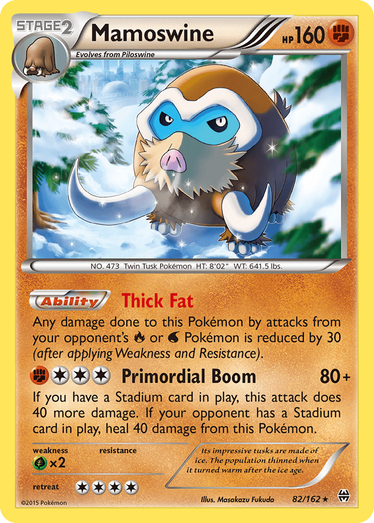 Mamoswine (82/162) [XY: BREAKthrough] Pokemon Single Pokémon  | Multizone: Comics And Games