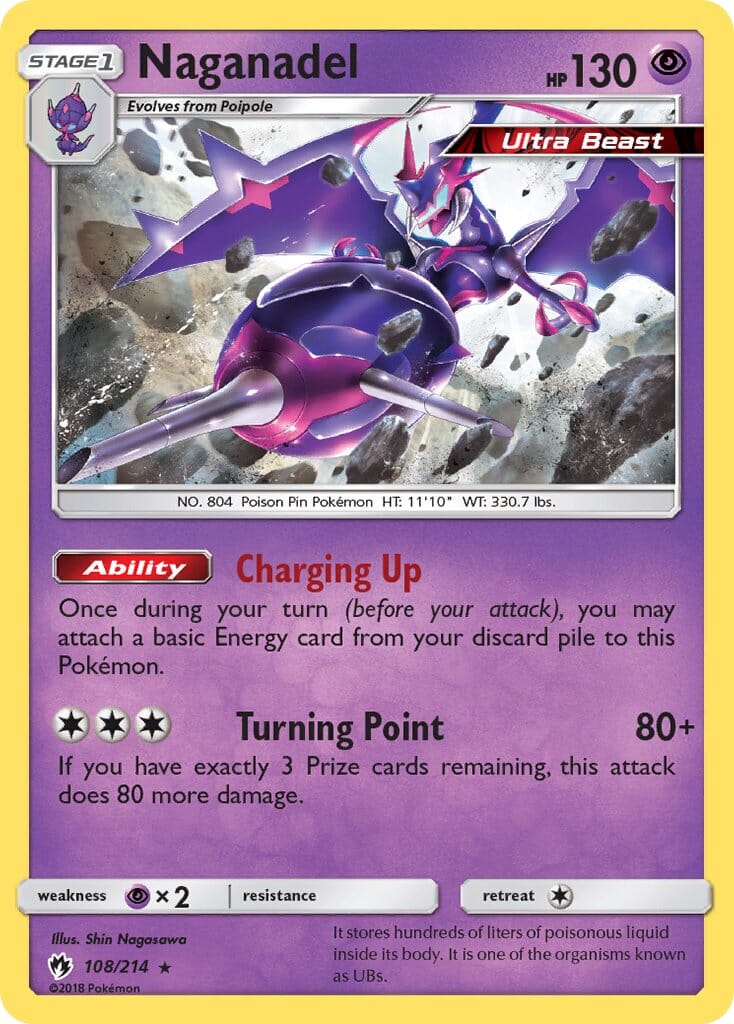 Naganadel(108/214) (Theme Deck Exclusive) [Sun & Moon: Lost Thunder] Pokemon Single Pokémon  | Multizone: Comics And Games