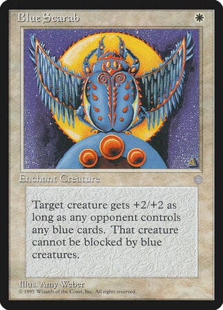 Blue Scarab [Ice Age] MTG Single Magic: The Gathering  | Multizone: Comics And Games