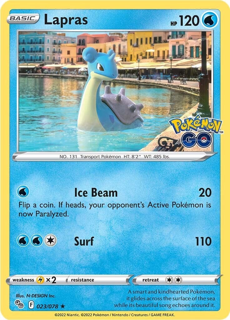 Lapras (023/078) [Pokémon GO] Pokemon Single Pokémon  | Multizone: Comics And Games