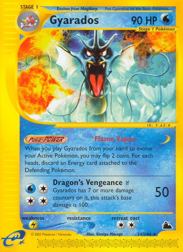 Gyarados (11/144) [Skyridge] Pokemon Single Pokémon  | Multizone: Comics And Games