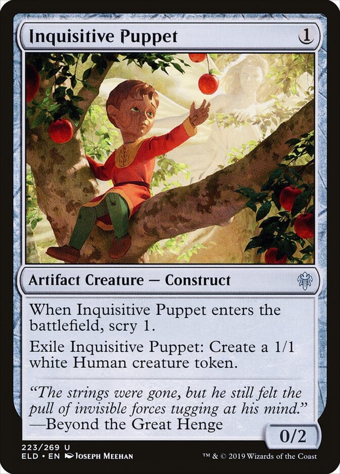 Inquisitive Puppet [Throne of Eldraine] MTG Single Magic: The Gathering  | Multizone: Comics And Games
