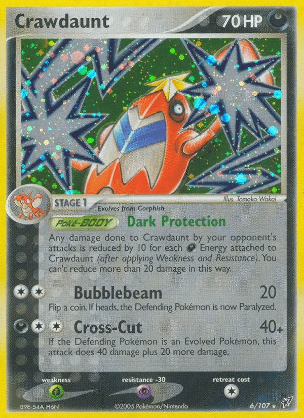 Crawdaunt (6/107) [EX: Deoxys] Pokemon Single Pokémon  | Multizone: Comics And Games