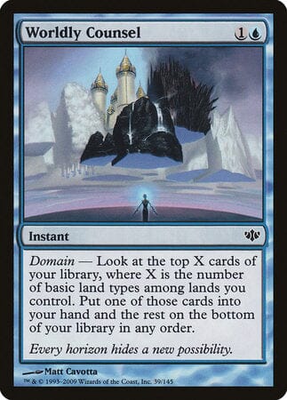 Worldly Counsel [Conflux] MTG Single Magic: The Gathering  | Multizone: Comics And Games