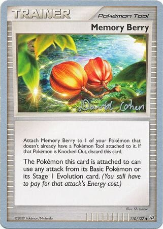 Memory Berry (110/127) (Stallgon - David Cohen) [World Championships 2009] Pokemon Single Pokémon  | Multizone: Comics And Games
