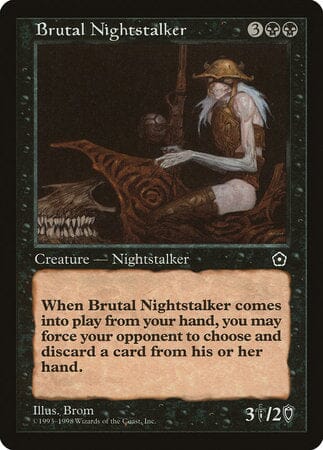 Brutal Nightstalker [Portal Second Age] MTG Single Magic: The Gathering  | Multizone: Comics And Games