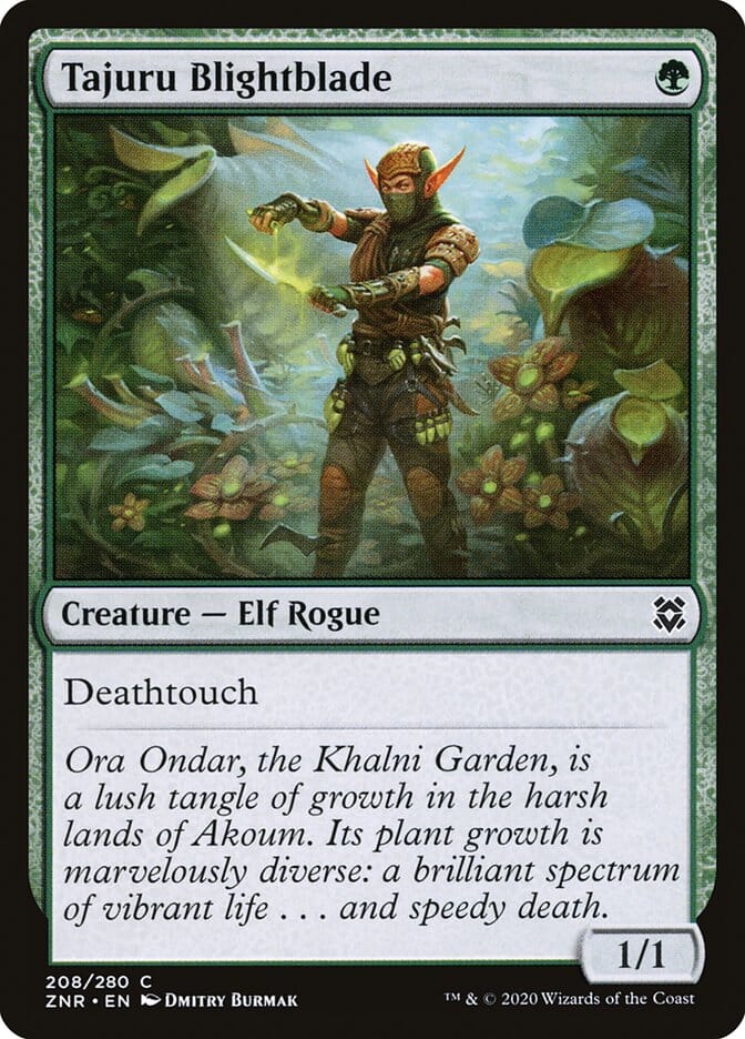 Tajuru Blightblade [Zendikar Rising] MTG Single Magic: The Gathering  | Multizone: Comics And Games