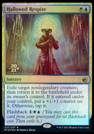 Hallowed Respite [Innistrad: Midnight Hunt Prerelease Promos] MTG Single Magic: The Gathering  | Multizone: Comics And Games