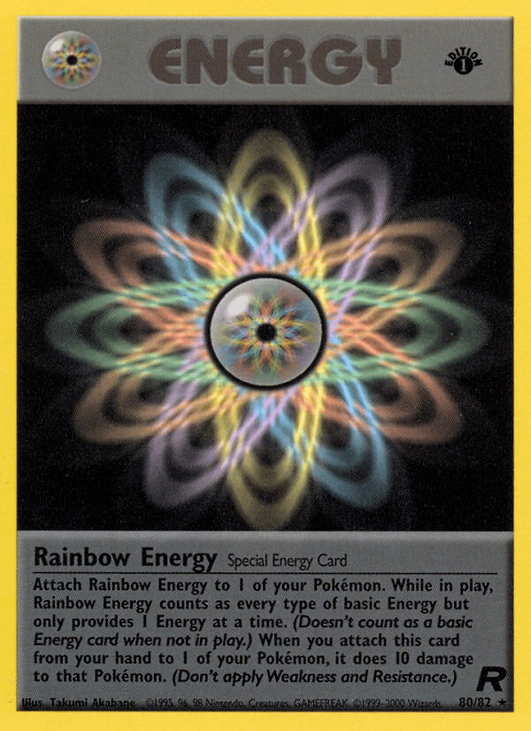 Rainbow Energy (80/82) [Team Rocket 1st Edition] Pokemon Single Pokémon  | Multizone: Comics And Games