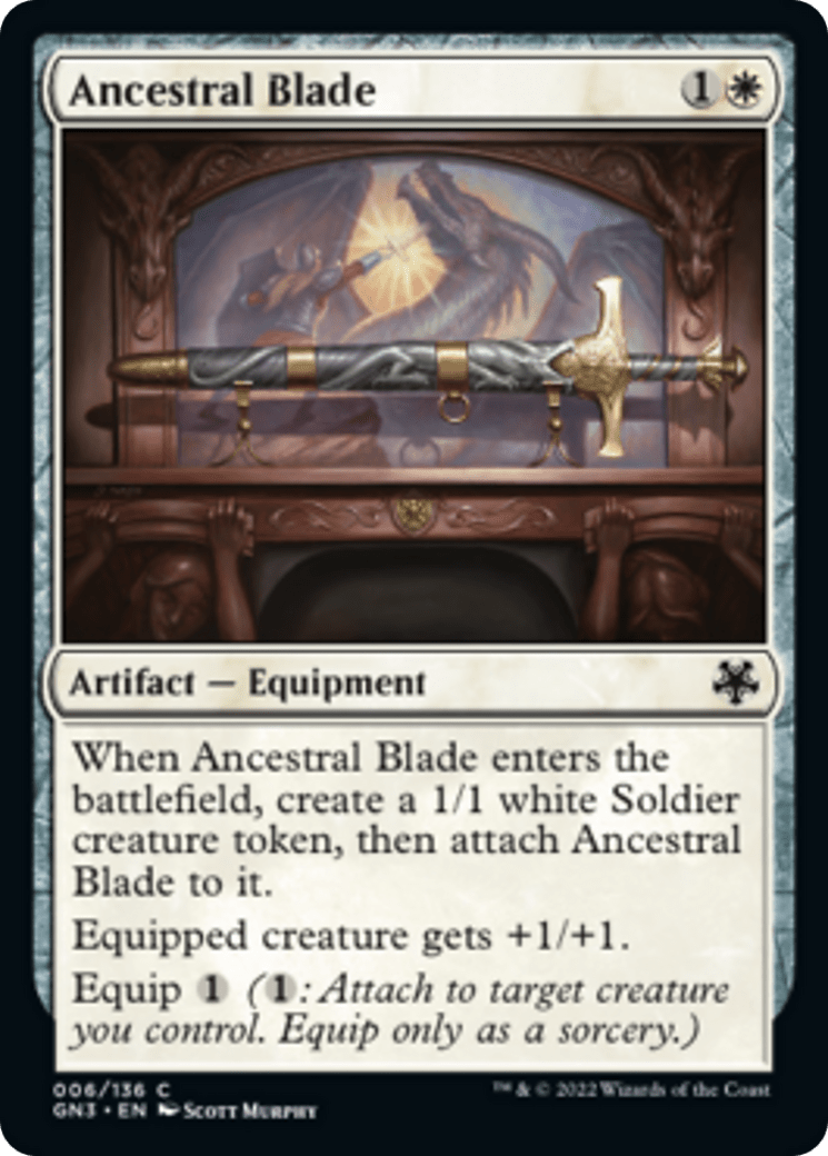 Ancestral Blade [Game Night: Free-for-All] MTG Single Magic: The Gathering  | Multizone: Comics And Games