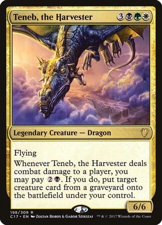 Teneb, the Harvester [Commander 2017] MTG Single Magic: The Gathering  | Multizone: Comics And Games