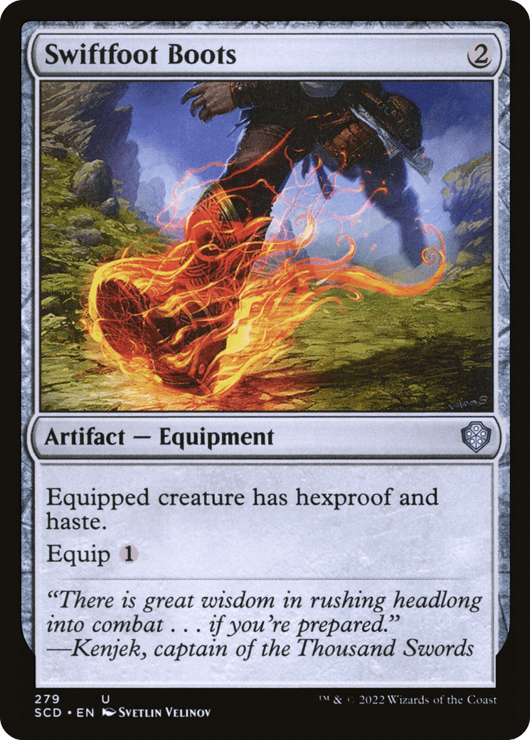 Swiftfoot Boots [Starter Commander Decks] MTG Single Magic: The Gathering  | Multizone: Comics And Games
