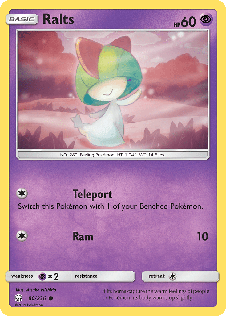 Ralts (80/236) [Sun & Moon: Cosmic Eclipse] Pokemon Single Pokémon  | Multizone: Comics And Games