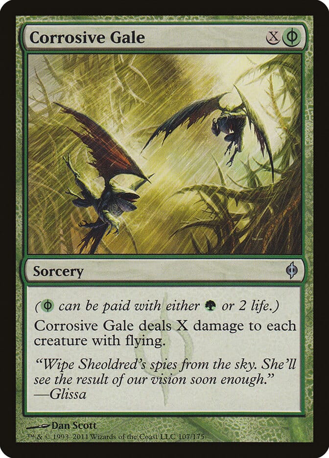 Corrosive Gale [New Phyrexia] MTG Single Magic: The Gathering  | Multizone: Comics And Games