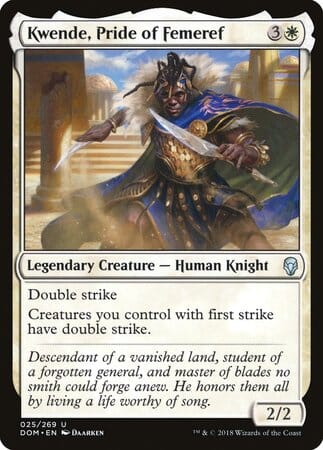 Kwende, Pride of Femeref [Dominaria] MTG Single Magic: The Gathering  | Multizone: Comics And Games