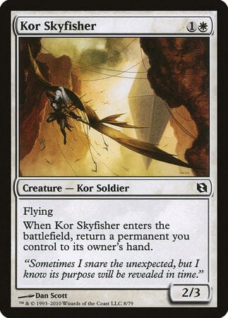 Kor Skyfisher [Duel Decks: Elspeth vs. Tezzeret] MTG Single Magic: The Gathering  | Multizone: Comics And Games