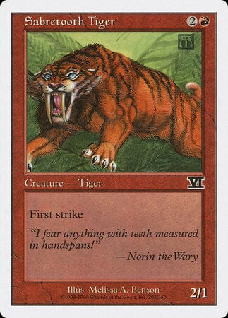 Sabretooth Tiger [Classic Sixth Edition] MTG Single Magic: The Gathering  | Multizone: Comics And Games