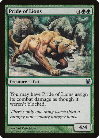 Pride of Lions [Duel Decks: Ajani vs. Nicol Bolas] MTG Single Magic: The Gathering  | Multizone: Comics And Games
