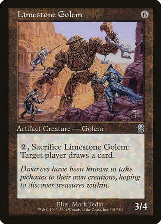 Limestone Golem [Odyssey] MTG Single Magic: The Gathering  | Multizone: Comics And Games