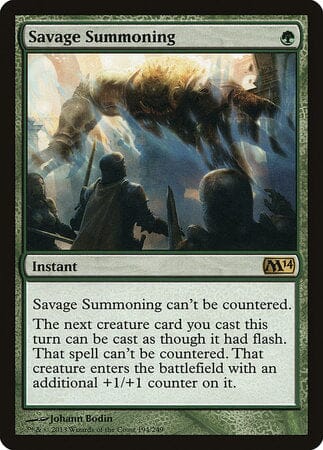 Savage Summoning [Magic 2014] MTG Single Magic: The Gathering  | Multizone: Comics And Games