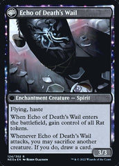 Tribute to Horobi // Echo of Death's Wail [Kamigawa: Neon Dynasty Prerelease Promos] MTG Single Magic: The Gathering  | Multizone: Comics And Games