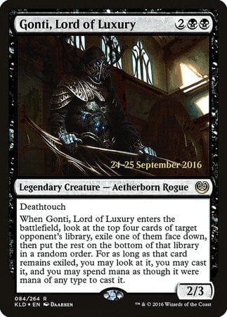 Gonti, Lord of Luxury [Kaladesh Promos] MTG Single Magic: The Gathering  | Multizone: Comics And Games