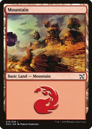 Mountain (75) [Duel Decks: Elves vs. Inventors] MTG Single Magic: The Gathering  | Multizone: Comics And Games