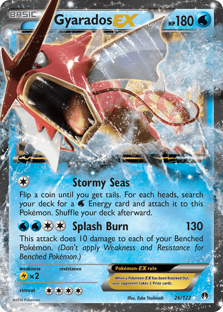 Gyarados EX (26/122) [XY: BREAKpoint] Pokemon Single Pokémon  | Multizone: Comics And Games