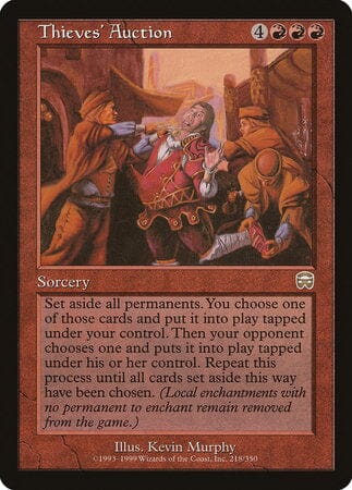 Thieves' Auction [Mercadian Masques] MTG Single Magic: The Gathering  | Multizone: Comics And Games